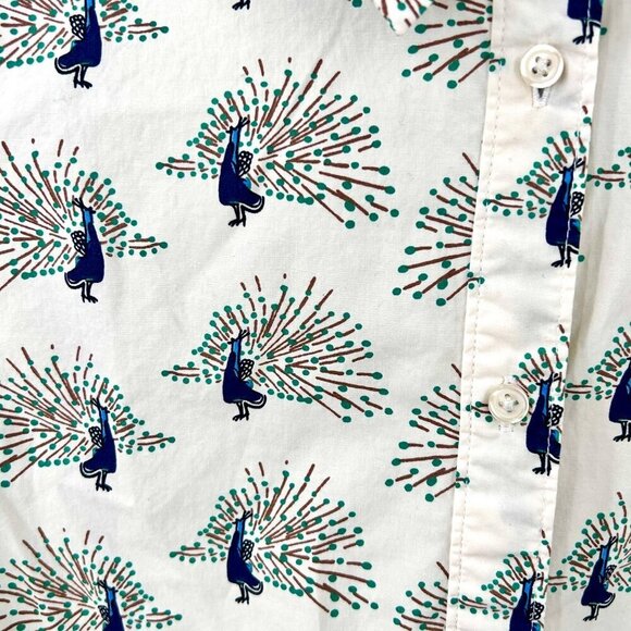 BODEN PEACOCK BUTTONDOWN LADIES SHIRT - 6R - Picture 7 of 7